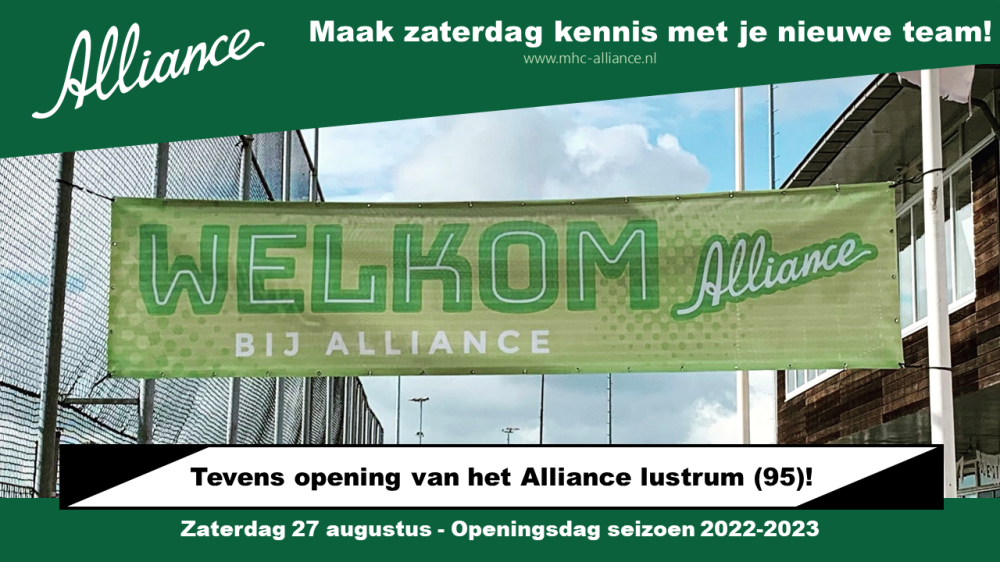 Openingsdag seizoen 2022-2023 op zaterdag 27 augustus Nieuws afbeelding