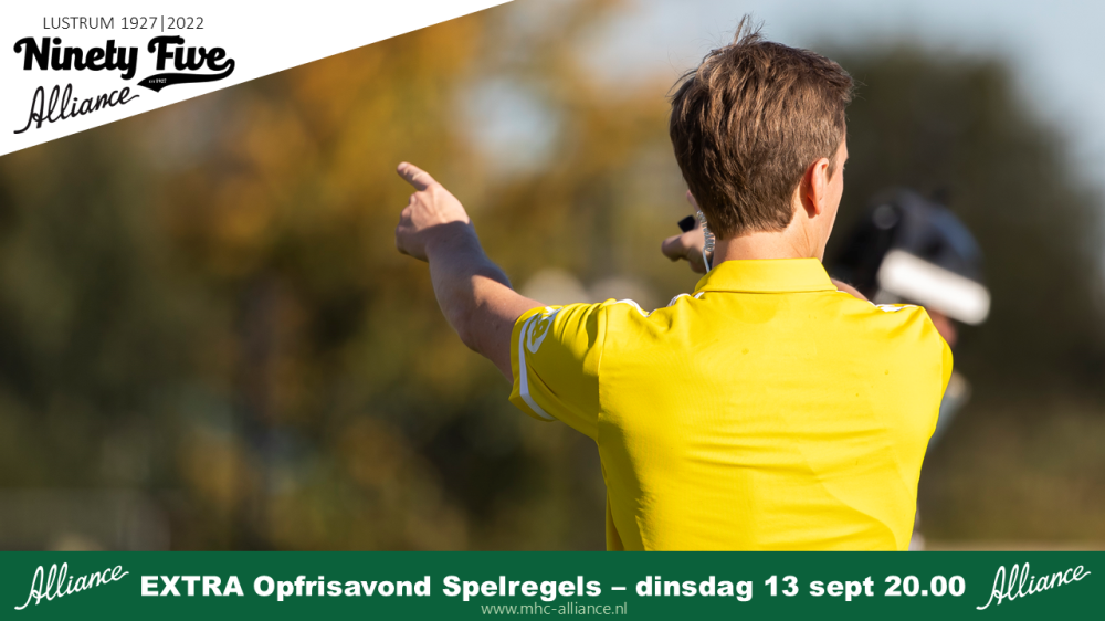 EXTRA Opfrisavond Spelregels dinsdag 13 september om 20.00 uur Nieuws afbeelding