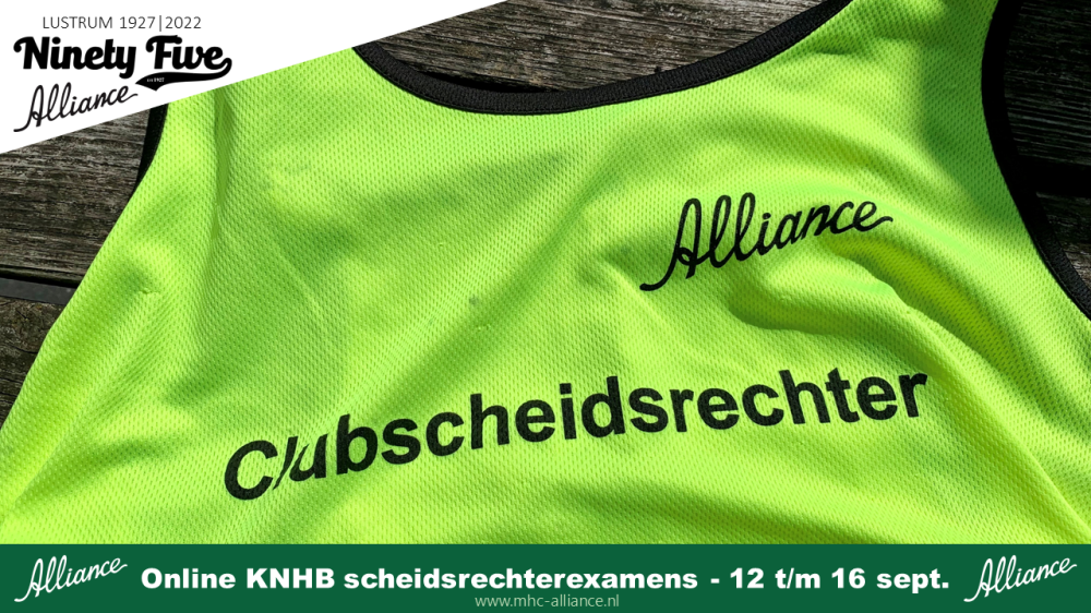 Geef je op voor de scheidsrechtersexamens van 12 - 16 september Nieuws afbeelding