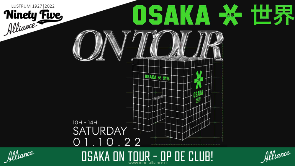 OSAKA ON TOUR - Zat 1 okt op de club! Nieuws afbeelding