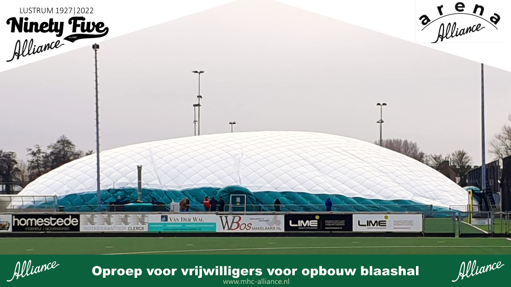 Nog aantal vrijwilligers nodig voor opbouw blaashal DONDERDAG. Nieuws afbeelding