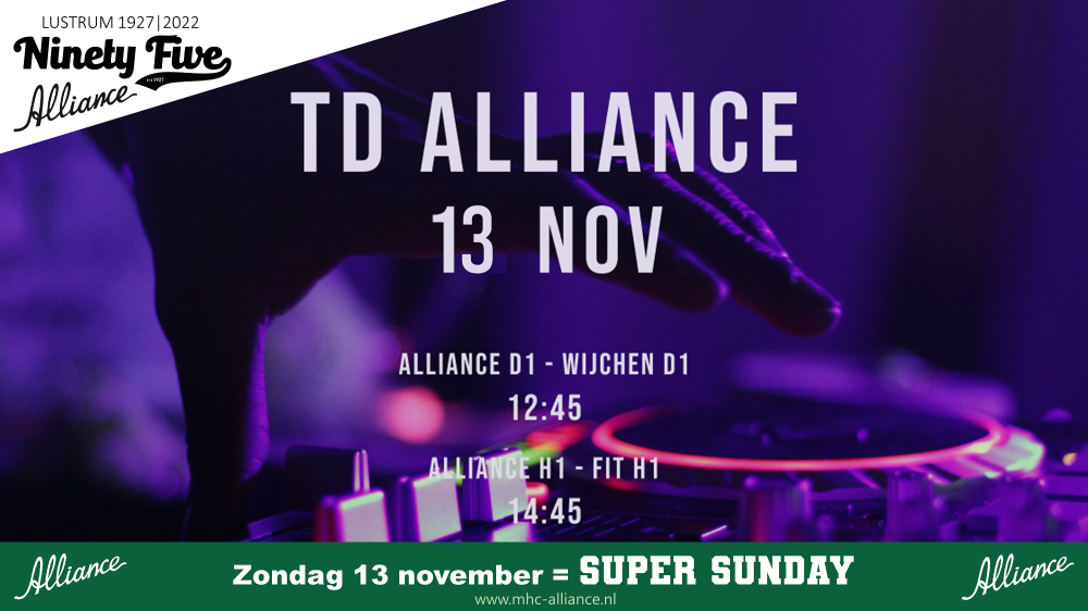 SUPER SUNDAY op 13 november met THÉ DANSANT Nieuws afbeelding