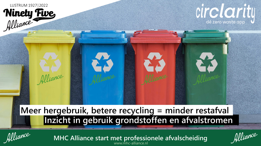MHC Alliance start met professionele afvalscheiding Nieuws afbeelding