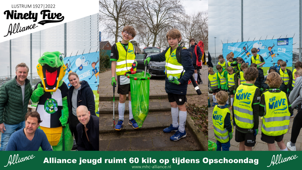 Alliance jeugd ruimt 60 kilo zwerfafval op (voorpagina de Heemsteder) Nieuws afbeelding
