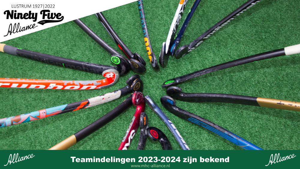 De teamindelingen seizoen 2023-2024 zijn bekend. Nieuws afbeelding
