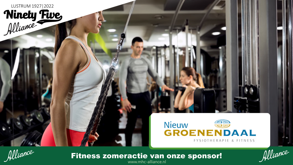 Zomeractie fitness bij Nieuw Groenendaal voor Alliance leden Nieuws afbeelding