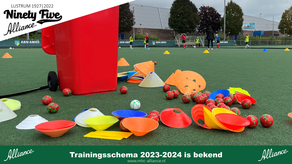 Trainingsschema start seizoen 2023-2024 is bekend Nieuws afbeelding