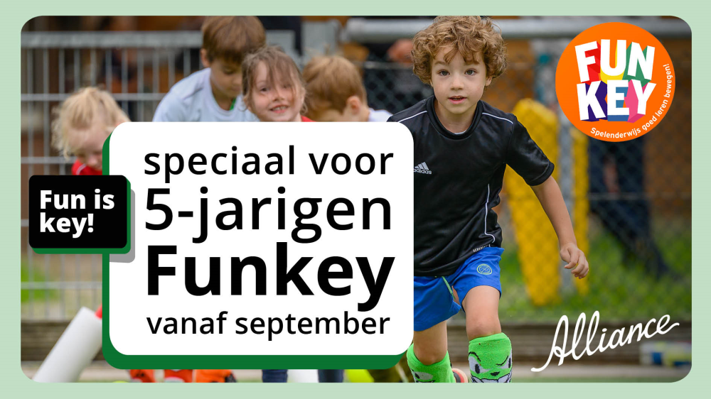 Funkey voor 5 jarigen start in september op zondagochtend - Doe je mee? Nieuws afbeelding