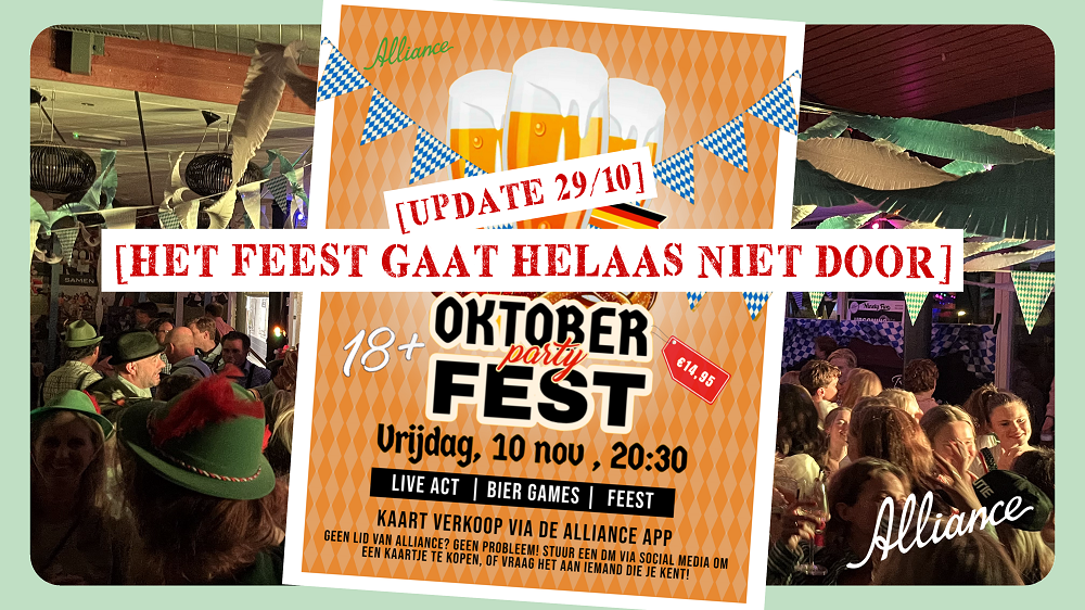 GAAT NIET DOOR Oktoberfest 18+ am 10 November. Nieuws afbeelding