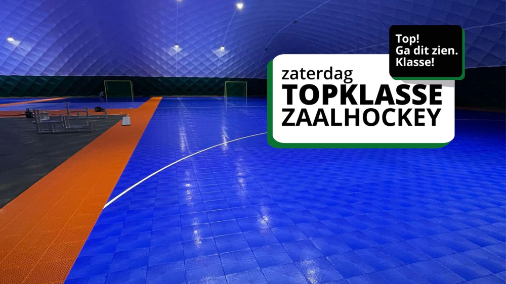 Zaterdag 2 december de hele dag Topklasse zaalhockey in Alliance Arena Nieuws afbeelding
