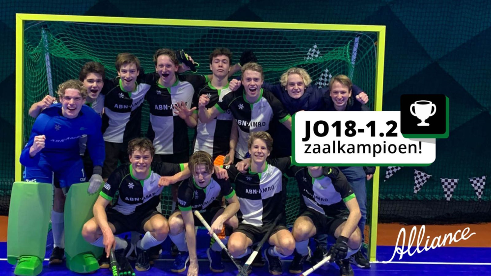JO18-1.2 zaalkampioen! Nieuws afbeelding