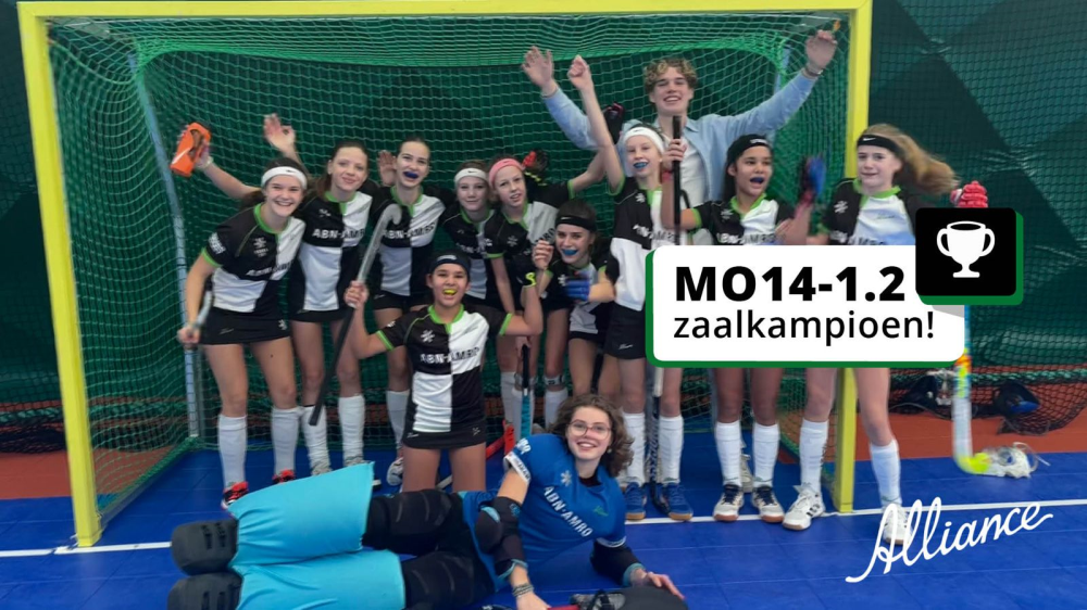 MO14-1.2 zaalkampioen! Nieuws afbeelding
