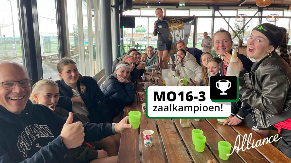 MO16-3 zaalkampioen! Nieuws afbeelding