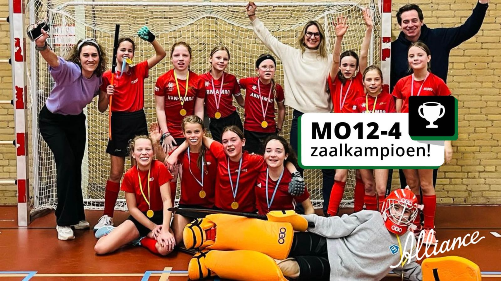 MO12-4 zaalkampioen! Nieuws afbeelding