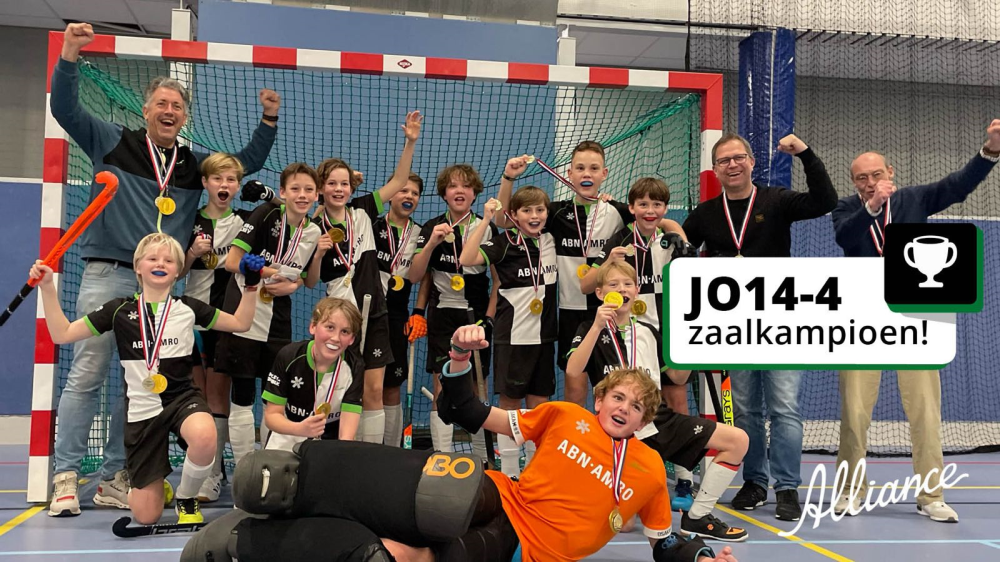 JO14-4 zaalkampioen! Nieuws afbeelding