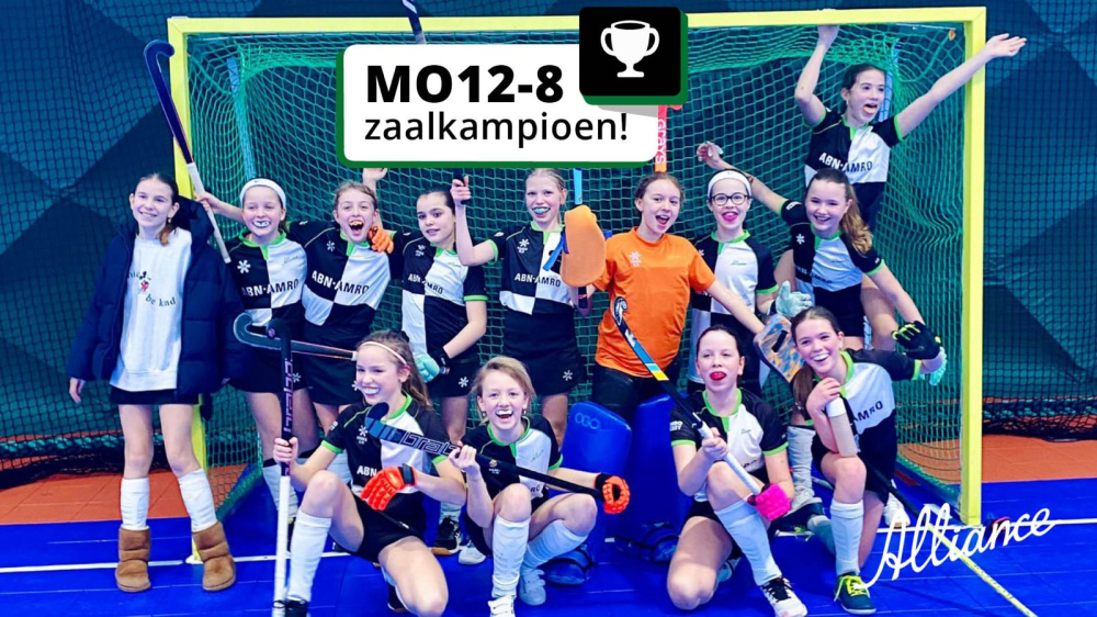 MO12-8 zaalkampioen! Nieuws afbeelding