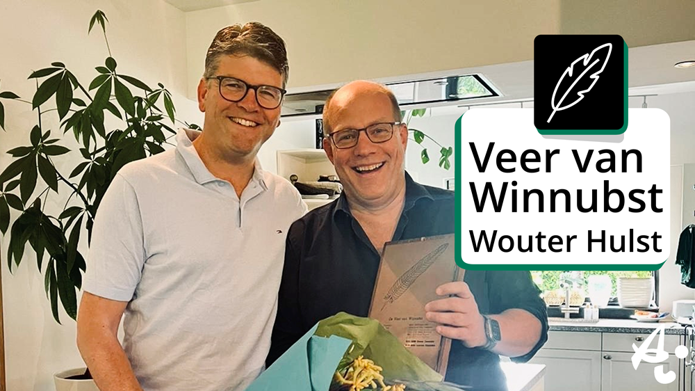 Wouter Hulst ontvangt Veer van Winnubst Nieuws afbeelding