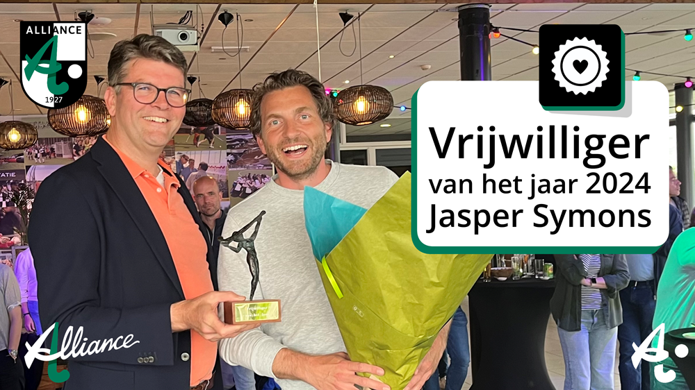Jasper Symons vrijwilliger van het jaar 2024! Nieuws afbeelding
