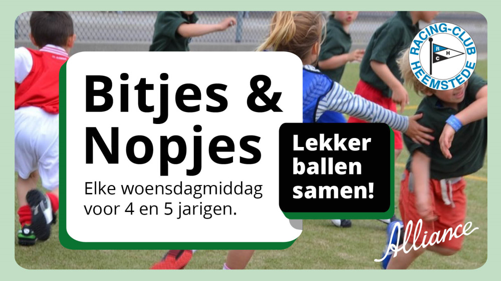 Bitjes & Nopjes start weer na de zomer op woensdagmiddag - Doe je mee? Nieuws afbeelding