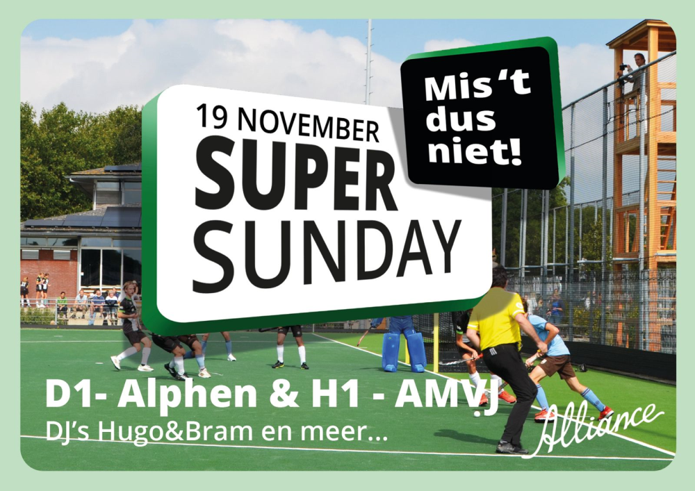 19 november: SuperSunday Nieuws afbeelding
