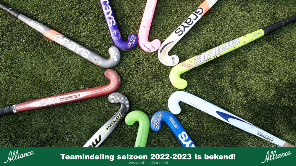 De teamindelingen seizoen 2022-2023 zijn bekend! Nieuws afbeelding